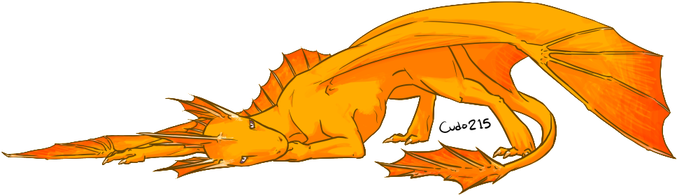 Magi Dragon - Exhausted Dragon Clipart (1021x316), Png Download