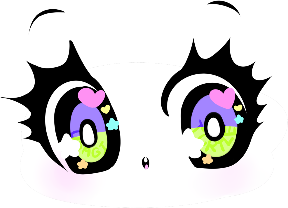 Anime Eyes Png , Png Download - Transparent Anime Eyes Clipart (987x714), Png Download