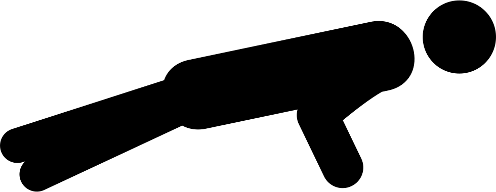 Man Doing Push Ups Comments Clipart (980x380), Png Download