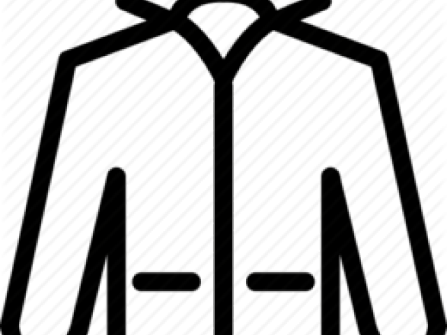 Coat Clipart Rainjacket - Illustration - Png Download (640x480), Png Download