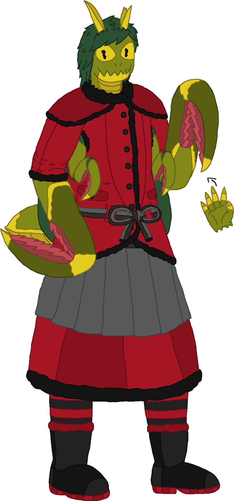 This Is Viktoriya, A Praying Mantis Who's One Of Ushanka - Cartoon Clipart (1280x1753), Png Download