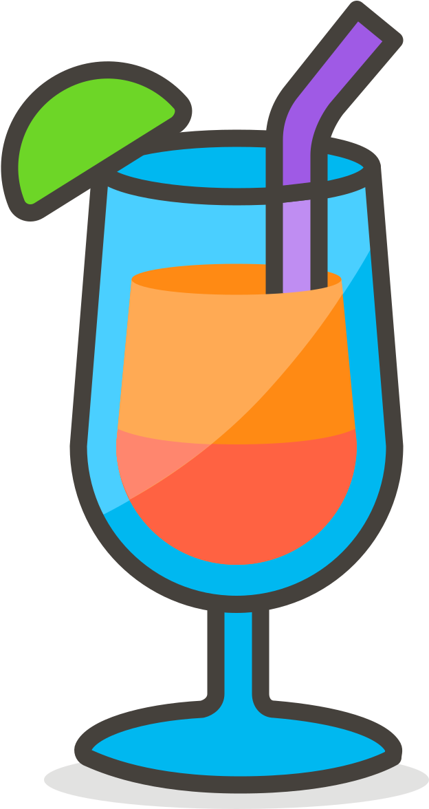 572 Tropical Drink - Emoji Bebida Clipart (1024x1024), Png Download