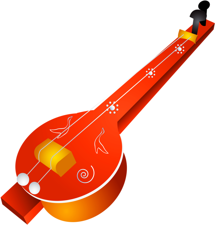 Яндекс - Фотки - Indian Musical Instruments Vector Png Clipart (750x800), Png Download