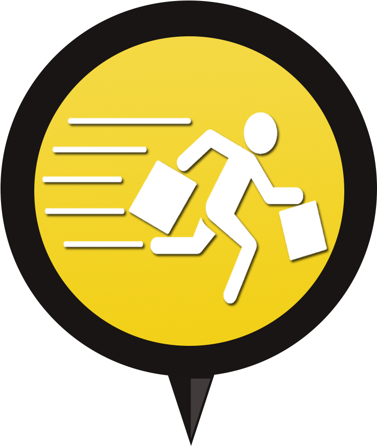 Crowd To Go - Placa De Vire A Esquerda Clipart (780x908), Png Download