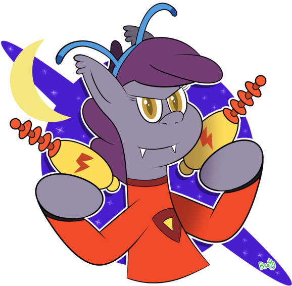 Bsalg93, Bat Pony, Gun, Laser Gun, Lilo And Stitch, - Cartoon Clipart (600x600), Png Download