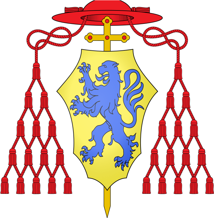 Coat Of Arms Of Cardinal Angelo Acciaioli - Thomas Aquino Manyo Maeda Clipart (720x768), Png Download