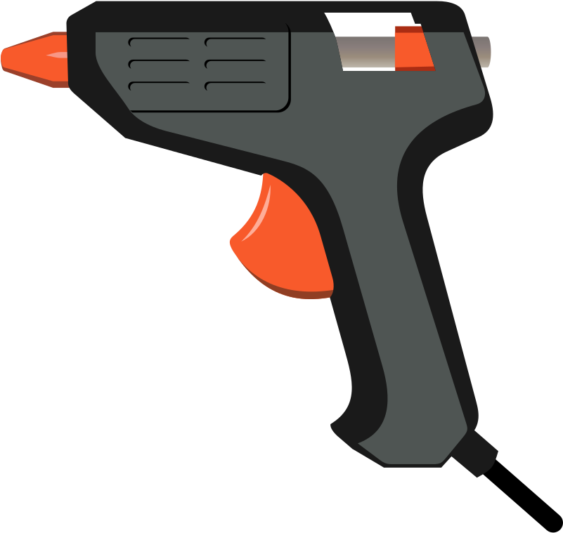 Glue Clipart Glue Gun - Water Gun - Png Download (800x800), Png Download