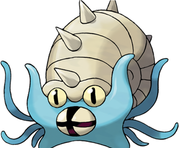 Fossil Clipart Discovered - Omastar Pokemon Go - Png Download (640x480), Png Download