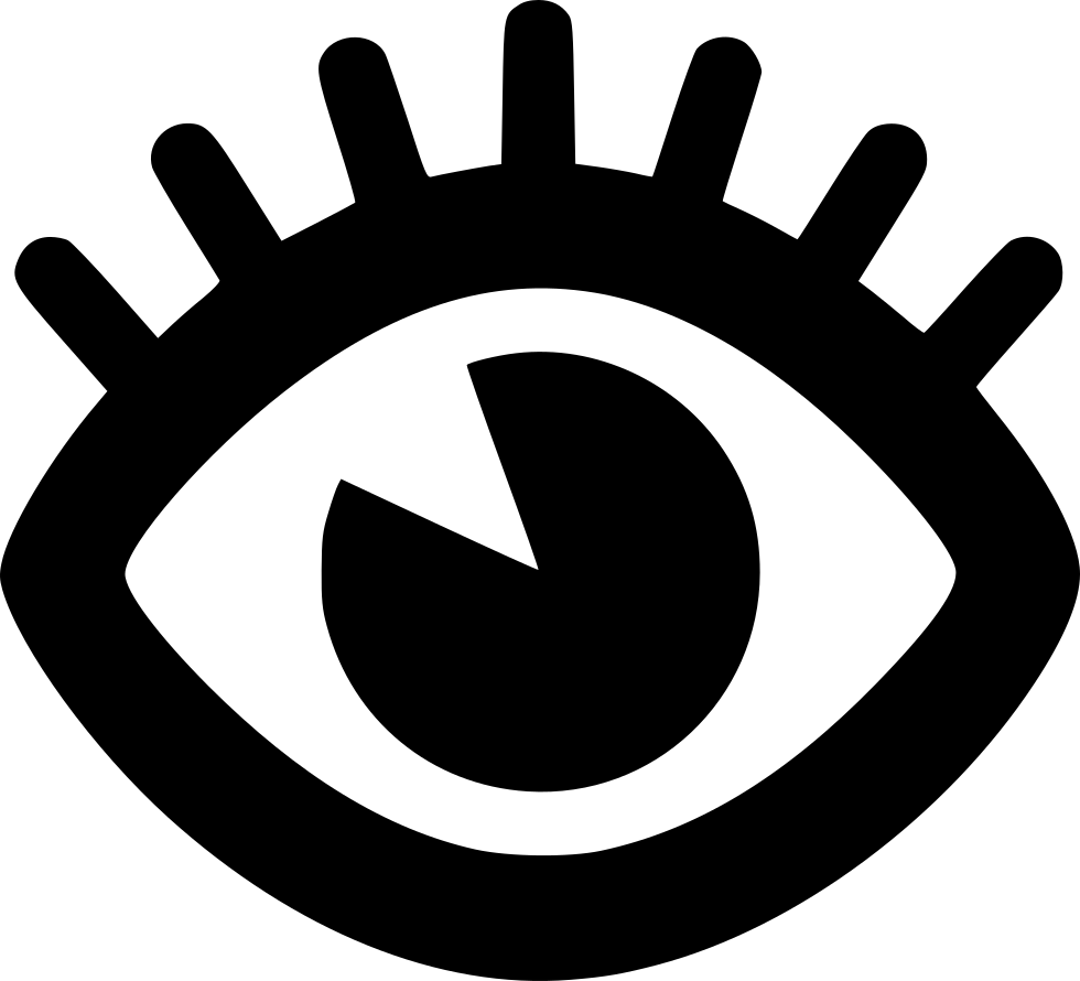 Eyelash Png Icon Free - Circle Clipart (980x890), Png Download