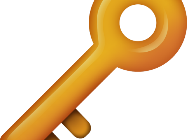 Hipster Clipart Key - Orange - Png Download (640x480), Png Download