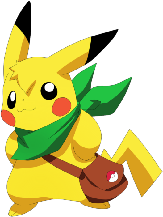 Pikachu Explore - Cartoon Clipart (600x743), Png Download