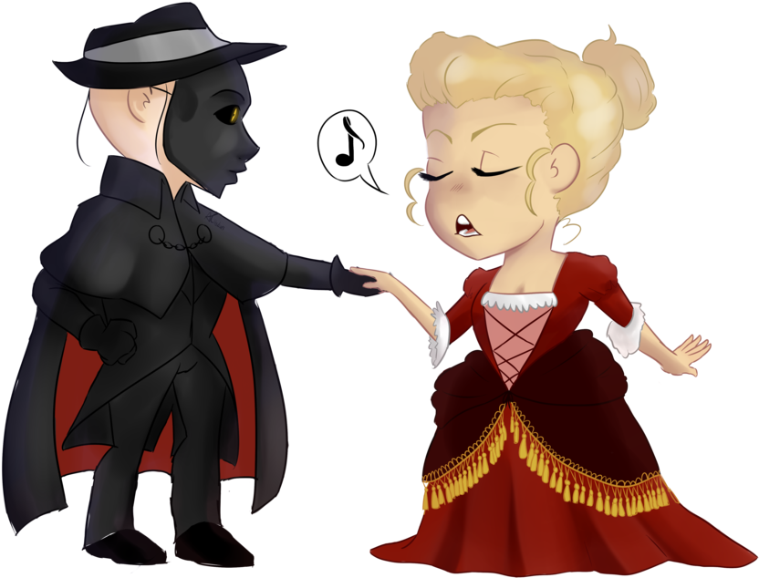 Phantom Clipart At Getdrawings - El Fantasma De La Opera Dibujo - Png Download (1024x663), Png Download