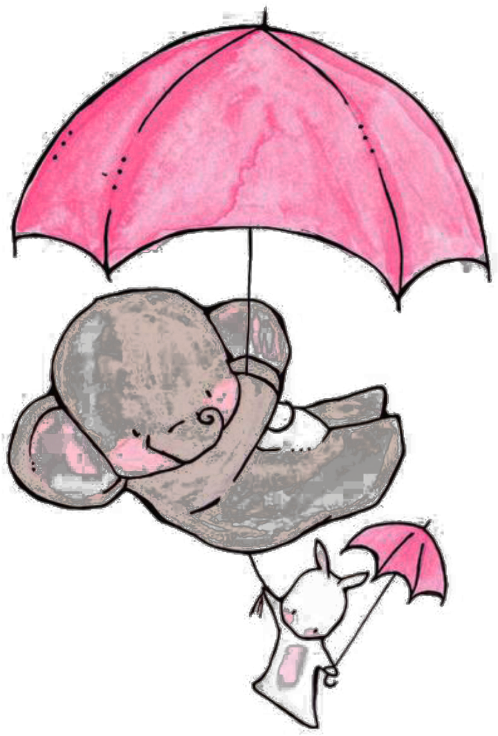 Cute Watercolor Elephant , Png Download Clipart (720x1063), Png Download