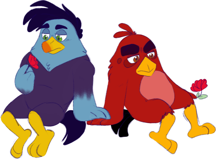 #angry Birds Movie#pls Dont Hate Me#angry Birds Movie - Cartoon Clipart (692x520), Png Download