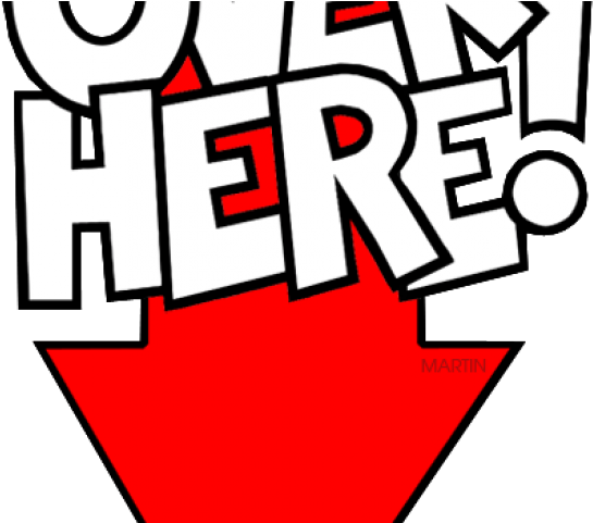 Here Clipart Arrow - Png Download (640x480), Png Download