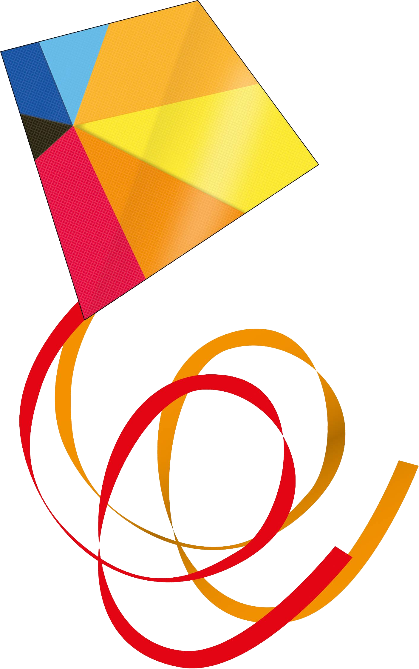 Kite Png - Kite Clipart (1405x2241), Png Download