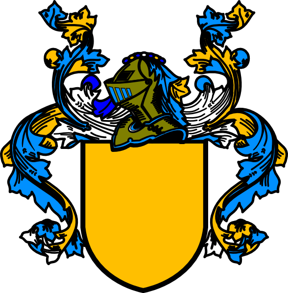 Niall Of The Nine Hostages Family Crest Clipart (588x598), Png Download