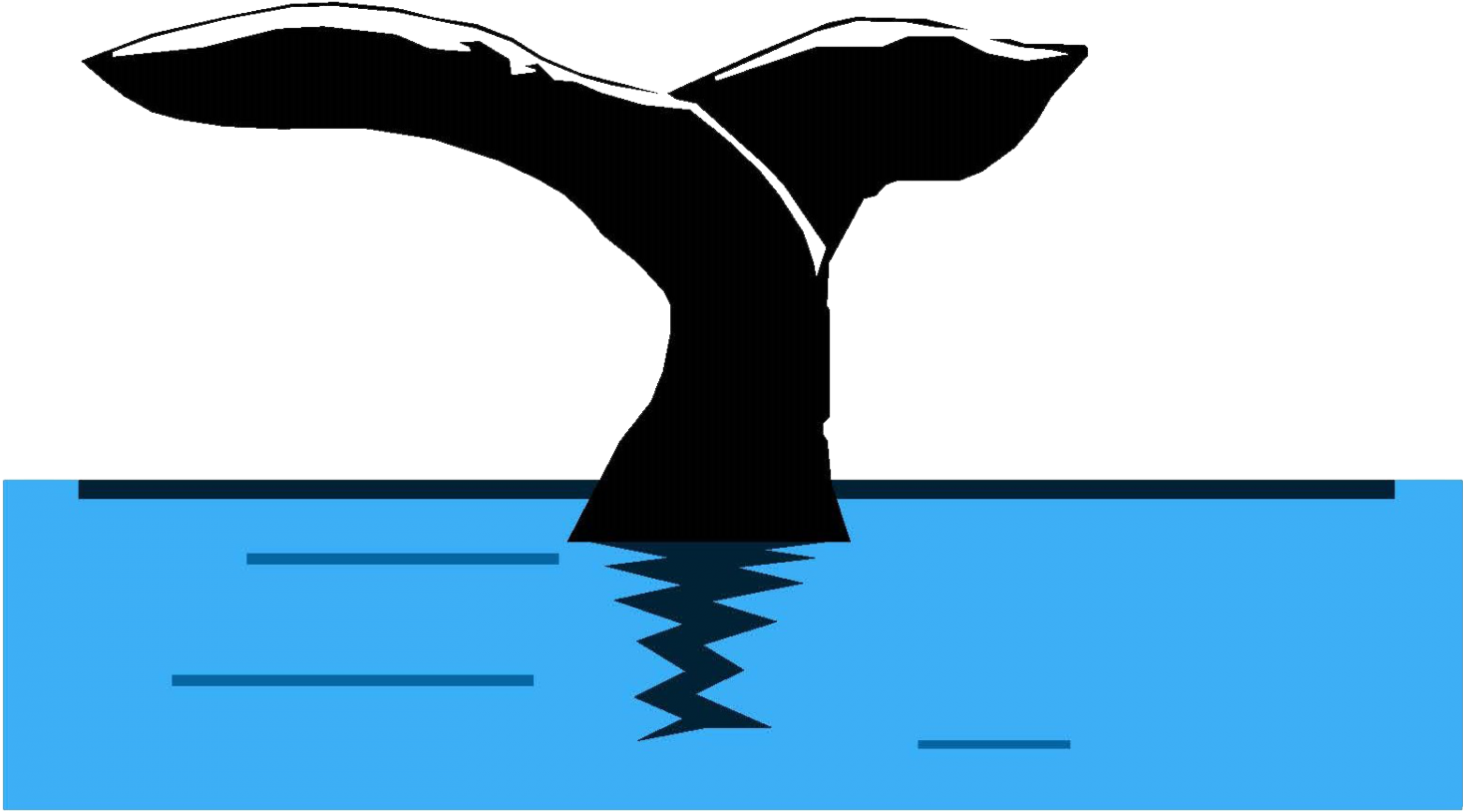 Cropped Tpeci Whale Clipart (1500x855), Png Download