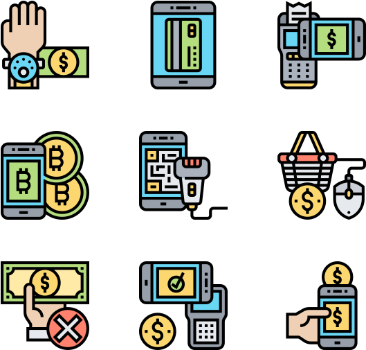 Cashless Society - Mode Of Payment Icon Clipart (600x564), Png Download