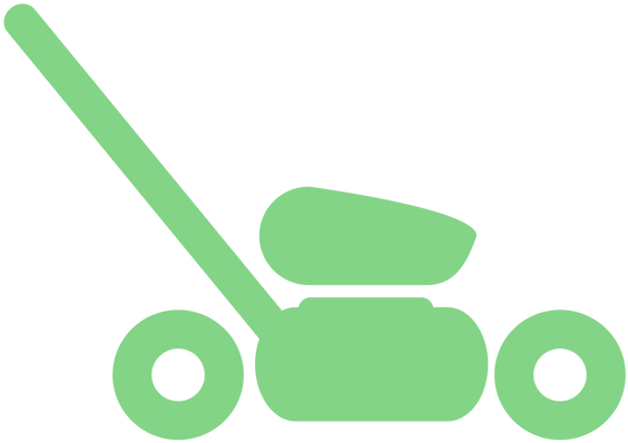 Care Services La Crosse Ⓒ - Clip Art Push Mower - Png Download (599x568), Png Download