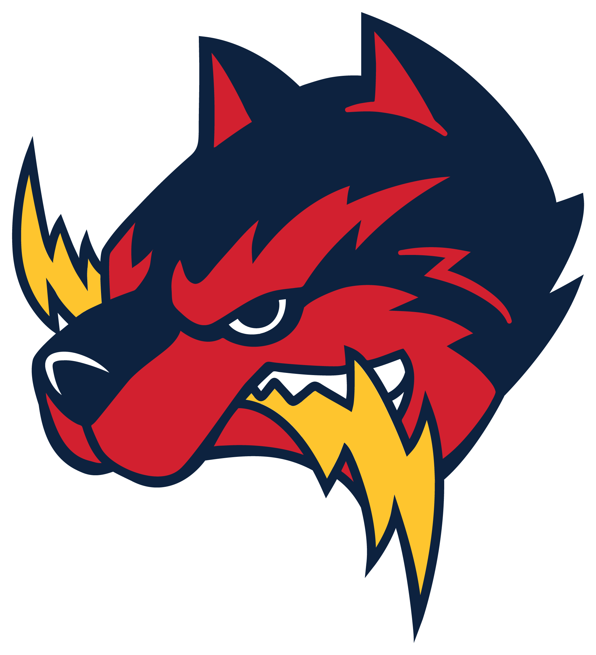 Long Island Thunderdogs - Cartoon Clipart (1912x2099), Png Download