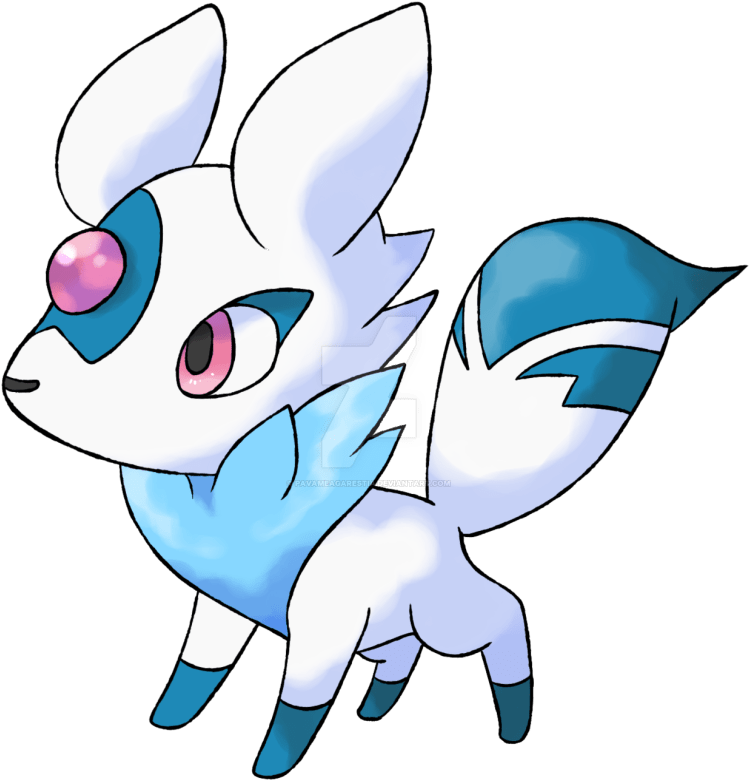 Arctic Habitat Clipart 4 By Jeremiah - Pokemon Fox Fan Made - Png Download (776x800), Png Download