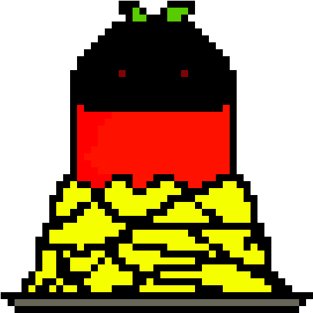 Spaghetti Undertale Sprite Evil Clipart (610x520), Png Download