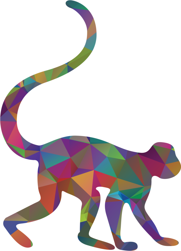 Monkey Icon Clipart (768x1162), Png Download