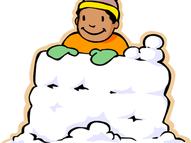 Fort Clipart Transparent - Snow Ball Fight Clip Art - Png Download (640x480), Png Download
