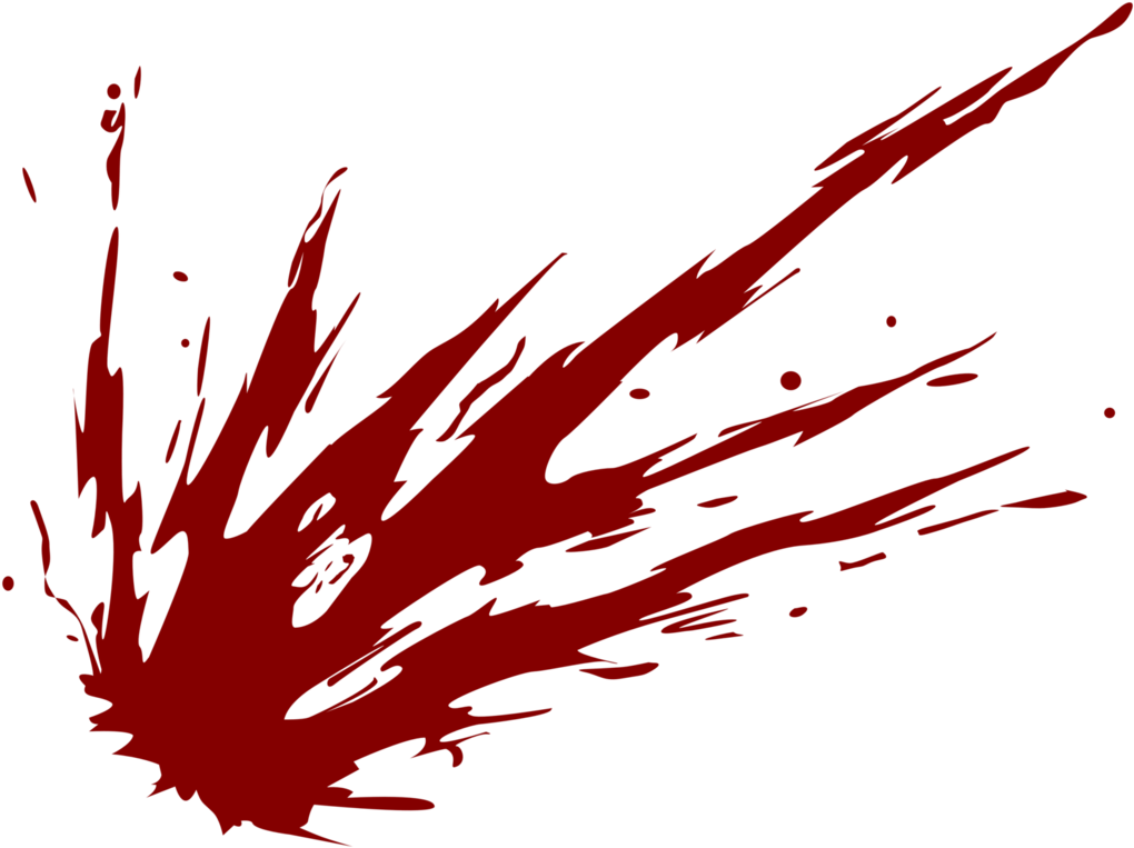 Blood Splatter Clipart - Png Download (1031x774), Png Download