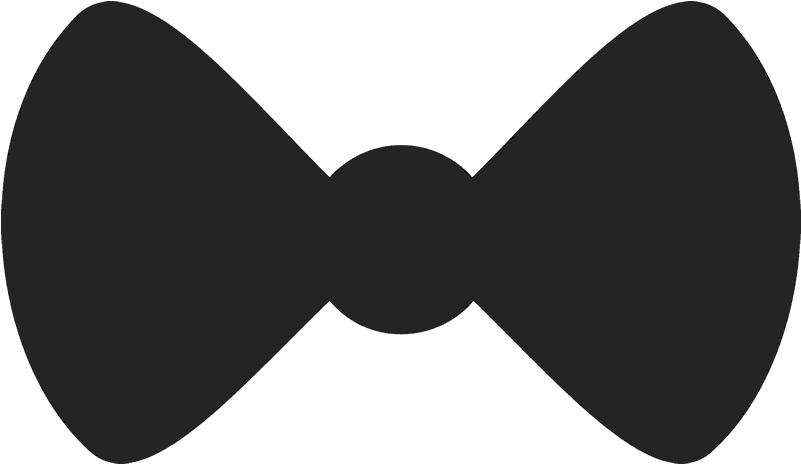 Christmas Bow Rubber Stamp Clipart (800x800), Png Download