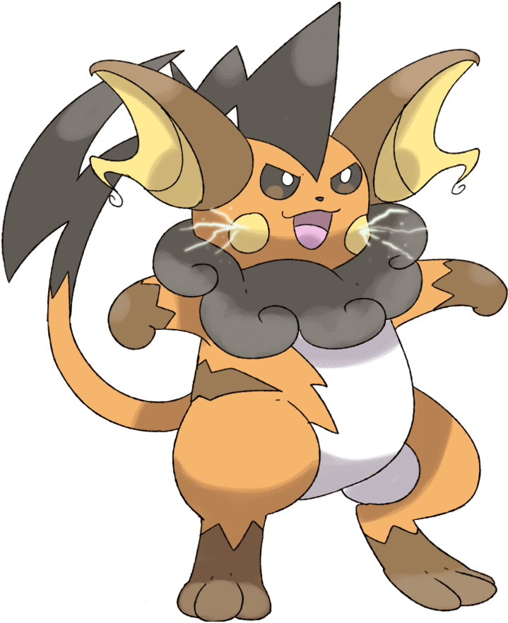 Riachu Gamer - Mega Raichu Clipart (894x894), Png Download