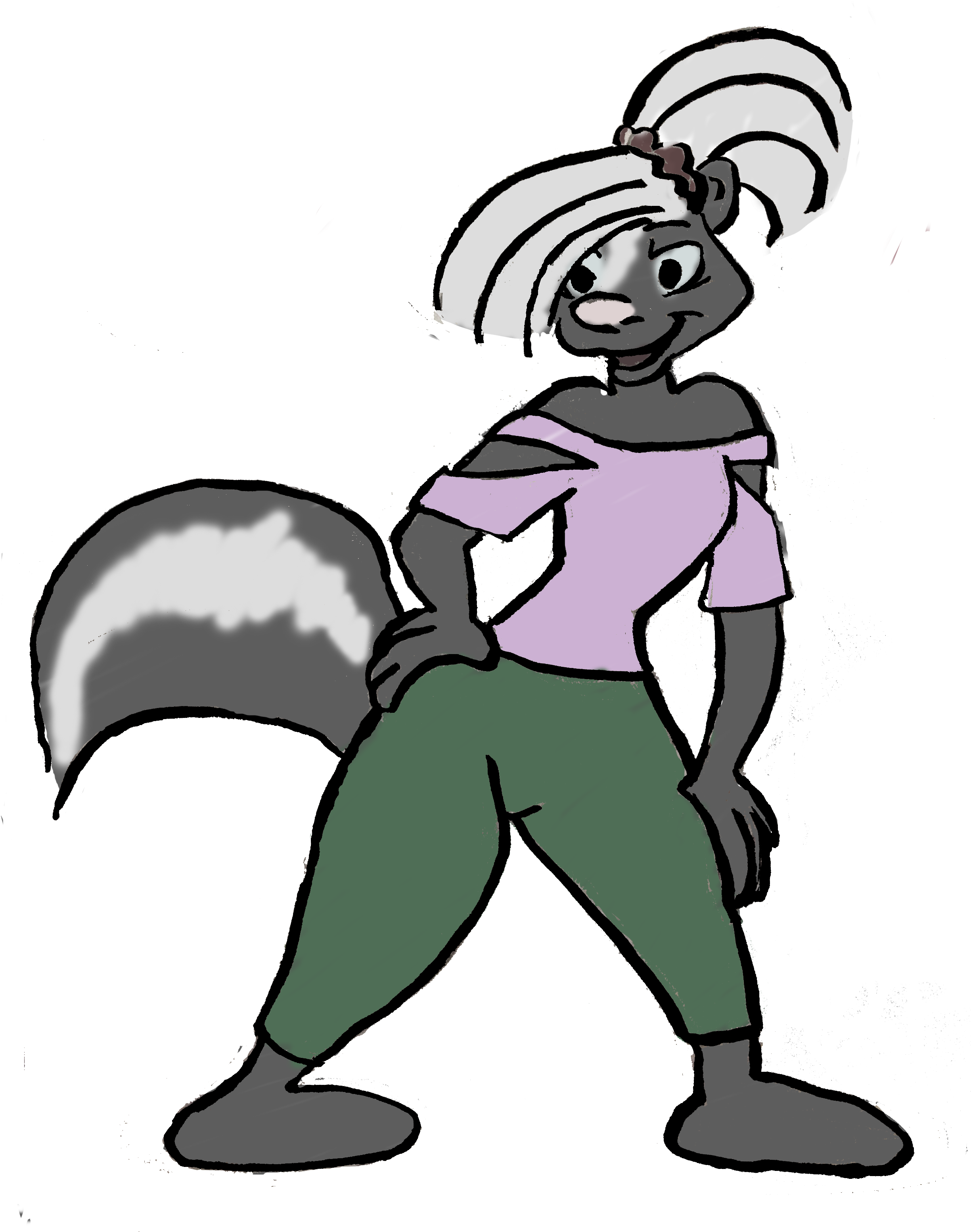 Redrew And Renamed Nefertari, Then Used Her As A Test - Cartoon Clipart (2448x3264), Png Download