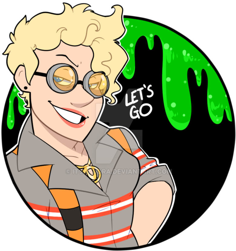 Slimer Sticker Source - Cartoon Clipart (898x890), Png Download