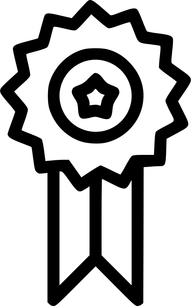 Badge Label Winning Prize Position Comments - Genuine Icon Clipart (612x980), Png Download