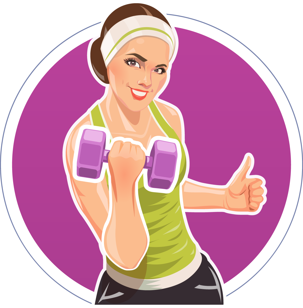 Dumbbell Physical Fitness Illustration Daren Transprent - لوگوی ورزش بدنسازی بانوان Clipart (1273x1293), Png Download