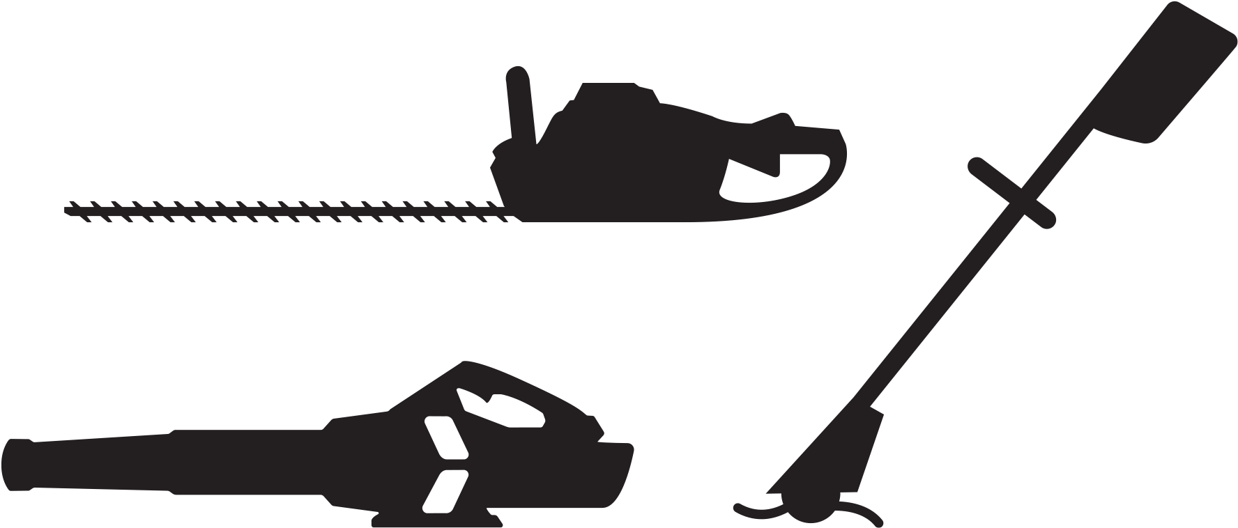 Ego Power Vs Petrol Clipart (1956x801), Png Download