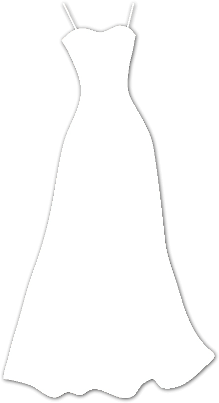 Keep In Mind - Gown Clipart (465x931), Png Download