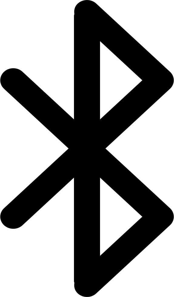 Bluetooth Clipart White Png - Bluetooth Icon Png Transparent Png (574x980), Png Download