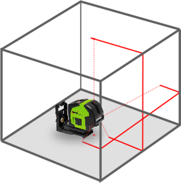 Imex Lx22r Rreen Beam Line Laser With Plumb Spot - Moment Of Inertia Of Cube About Diagonal Clipart (600x600), Png Download