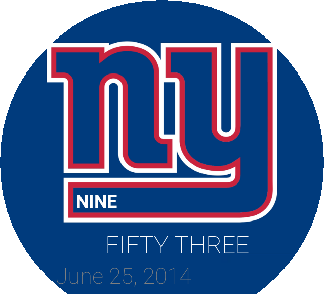 Ny Giants Clipart (640x580), Png Download