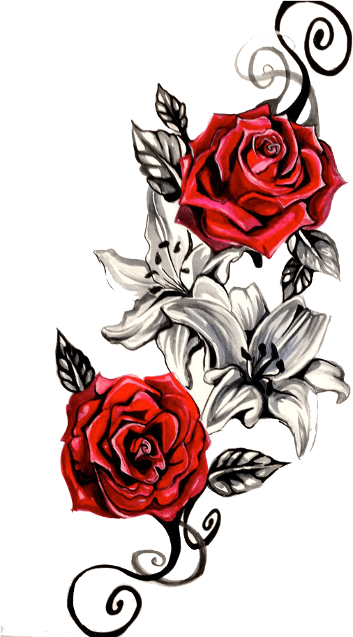 Transparent Tattoos Png Clipart (600x911), Png Download