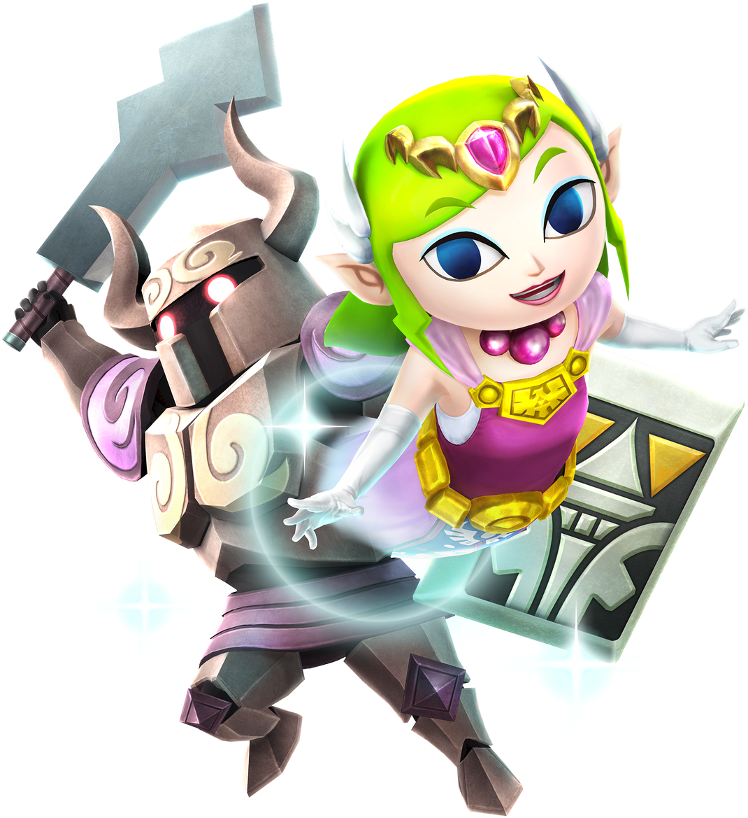 Hyrule Warriors Toon Zelda Clipart (1200x1200), Png Download
