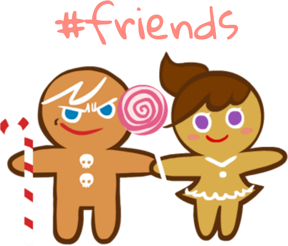 Friends Gingerbreadcookies Cookierun Cookierunovenbreak - Cookie Run Characters Clipart (1024x1024), Png Download