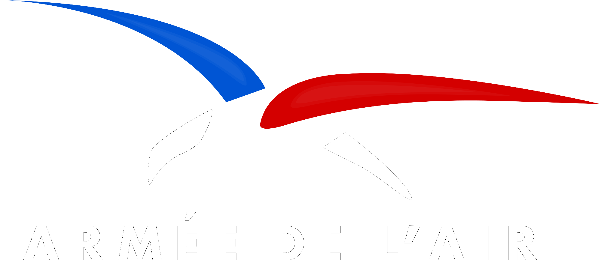 French Air Force Clipart (2000x867), Png Download