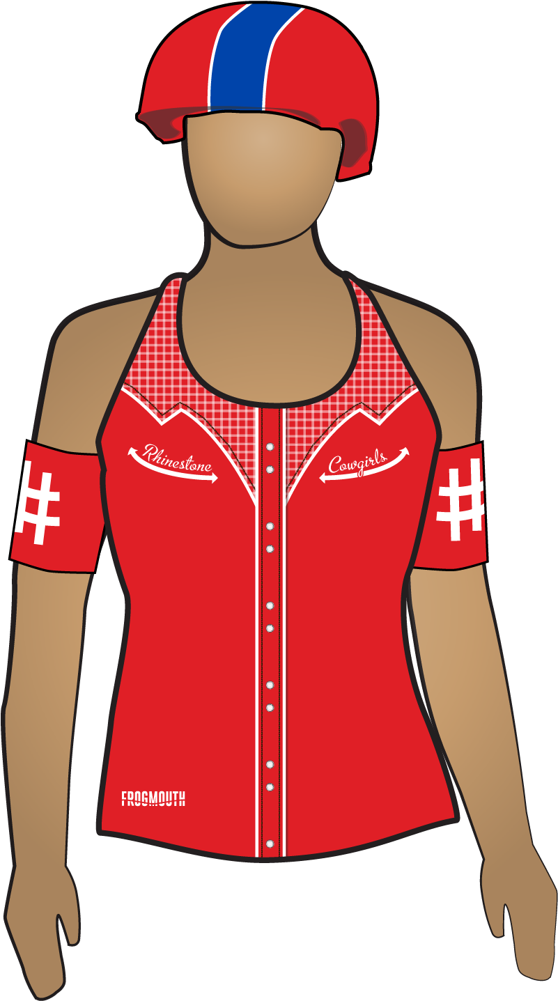 Txrd Rhinestone Cowgirls - Roller Derby Clipart (1500x1500), Png Download