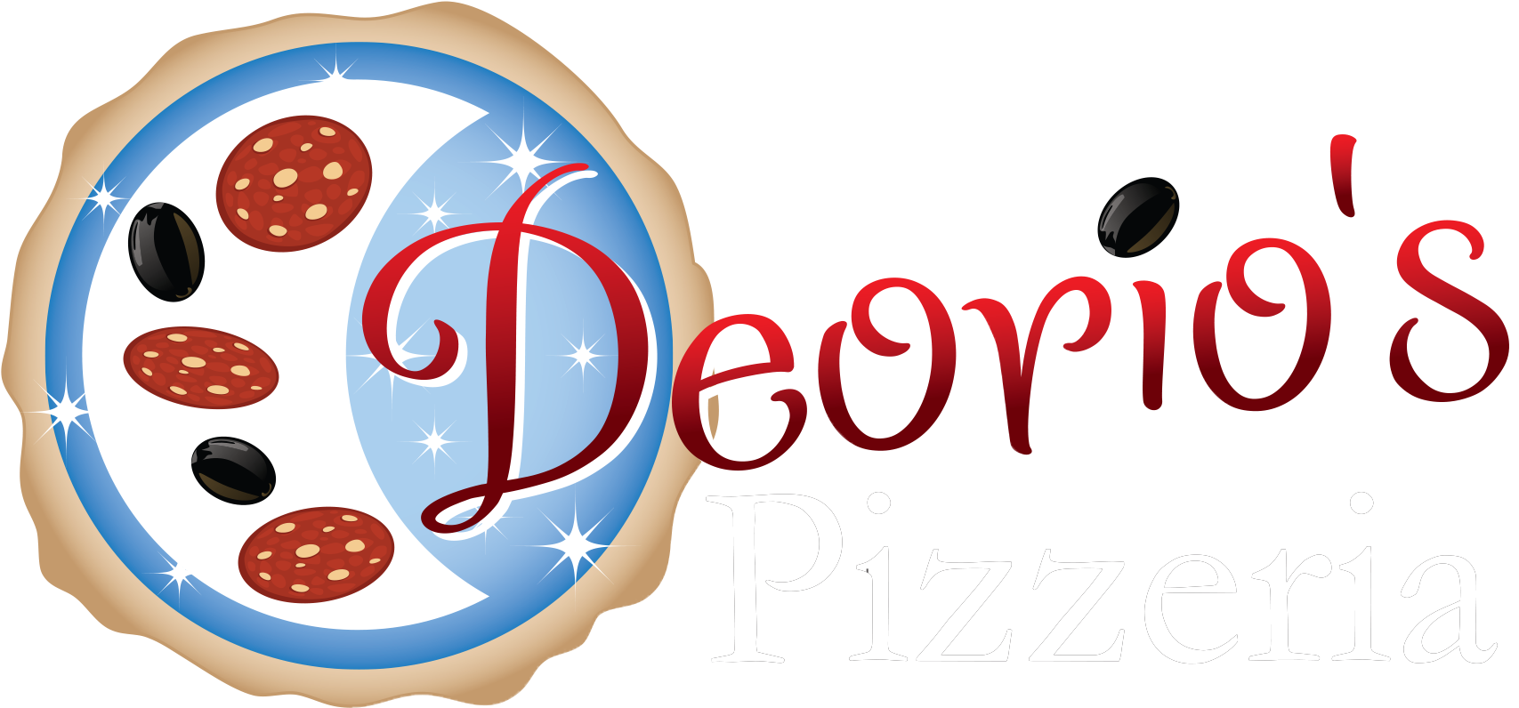 Deorio's Pizzeria Clipart (1727x853), Png Download