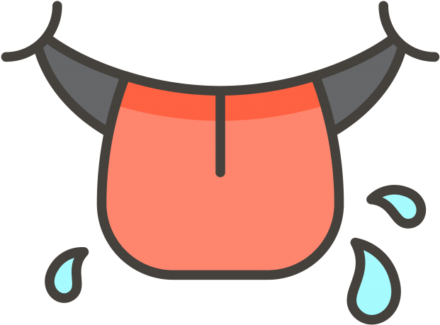 Tongue Emoji Clipart (866x650), Png Download