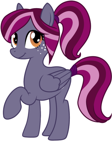 Equestria Daily, Equestria Daily Mascots, Freckles, - Eqd Pony Clipart (600x600), Png Download