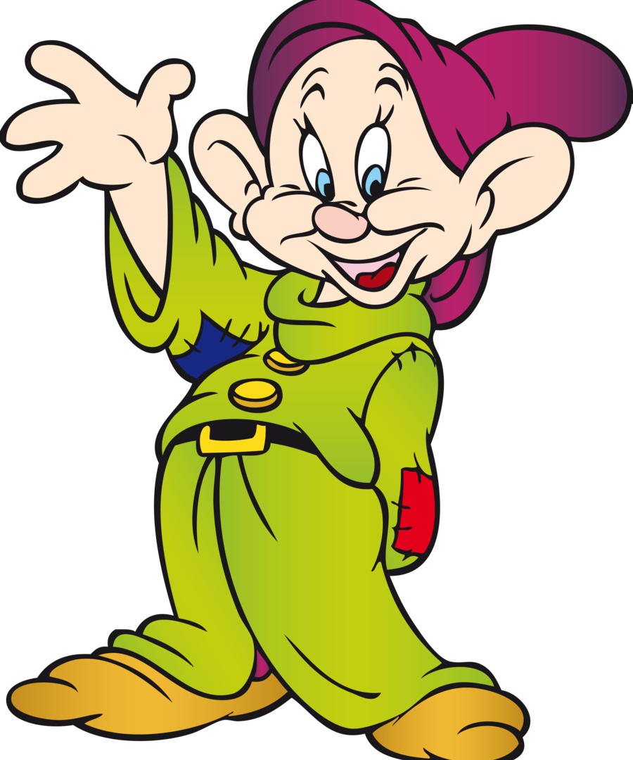 Collection Of Free Disney Vector Dwarf Download On - Dopey Dwarf Clipart (900x1080), Png Download